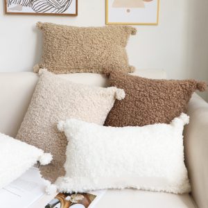 Autumn And Winter Cute Sofa Plush Ball Pillow