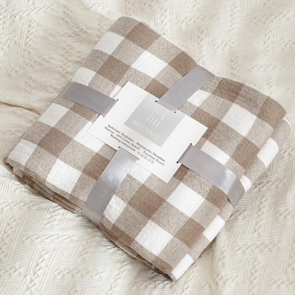 Pure Cotton Gauze Air Conditioning Sofa Blanket - Image 4