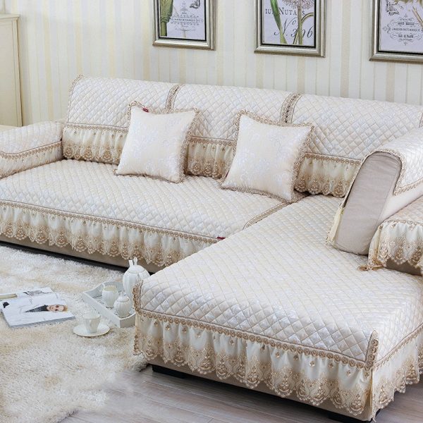 Non-slip Fabric Sofa Cushion Summer Cool Cushion Linen Cushion - Image 2