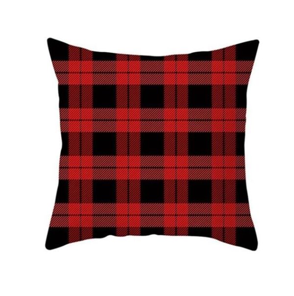 Modern New Polyester Pillowcase Lattice Deer Christmas Gift Without Pillow Core - Image 46