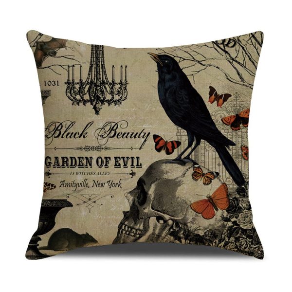 Home Halloween Skull Digital Printing Pillowcase - Image 3