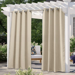 Solid Color Outdoor Waterproof And Sun Protection UV Protection High Precision Black Silk Shading Curtain