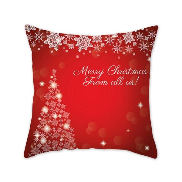 Modern New Polyester Pillowcase Lattice Deer Christmas Gift Without Pillow Core - Image 35