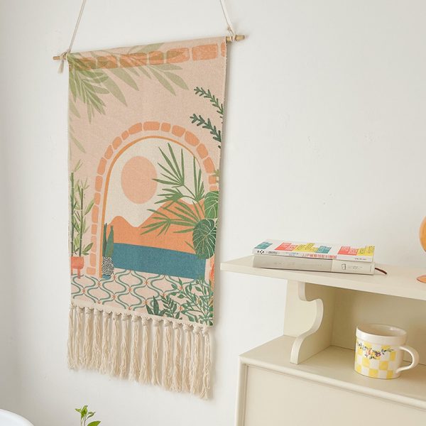 Hand-woven Homestay Tassel Tapestry Decoration Painting - Image 8