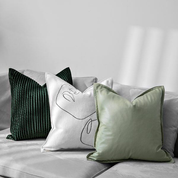 Light Luxury Nordic Style Living Room Green Fresh Series Sofa Pillow - Image 2