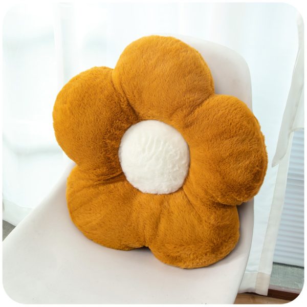 Fluffy Flower Seat Cushion Butt Cushion Sofa Bay Window Bedroom Floor Chair Throw Pillow Office Chair Cushion Back Against - Image 2