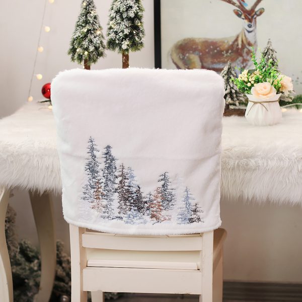 New Product Decorative Cartoon Plush Christmas Tree Chair Cover - Image 5