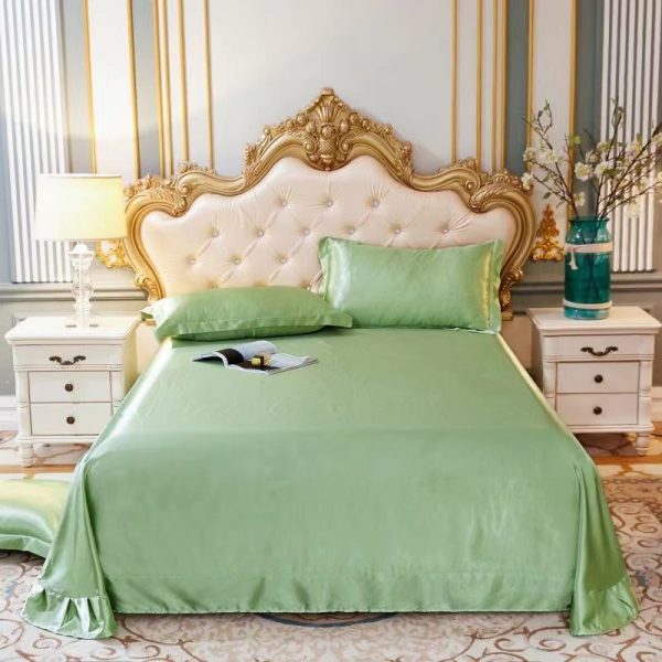 Household Double-sided Ice Silk Bed Sheet Bedding - Image 10