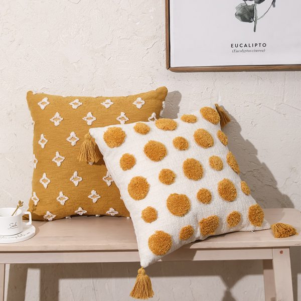 New Nordic Ins Tufted Pillowcase Embroidered - Image 2