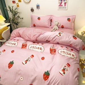 Cotton Sweet Twill Sheet Quilt Cover Bedding Set