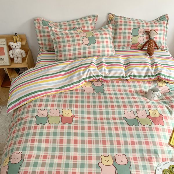 Four Piece Set Of Cute Cartoon Bed Sheets - Image 2