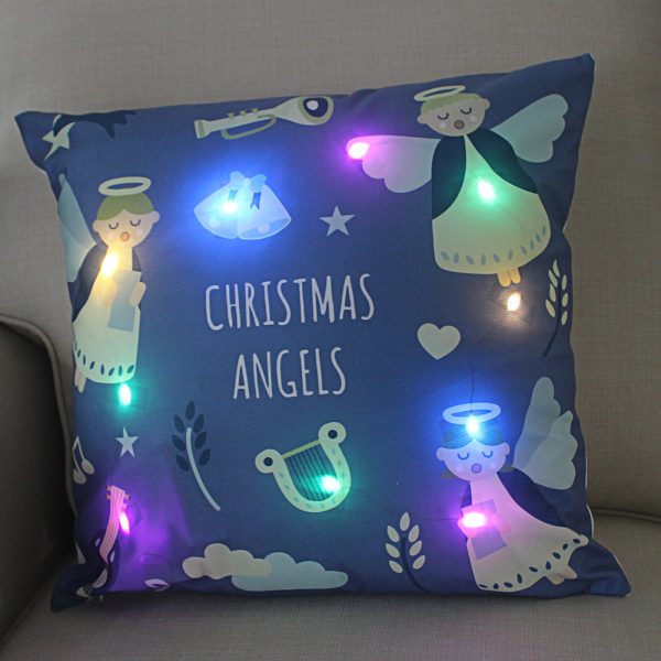 New Lantern Christmas LED Light Super Soft Short Plush Pillowcase - Image 29