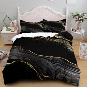 Bedding Home Textile Quilt Cover Three Piece Set