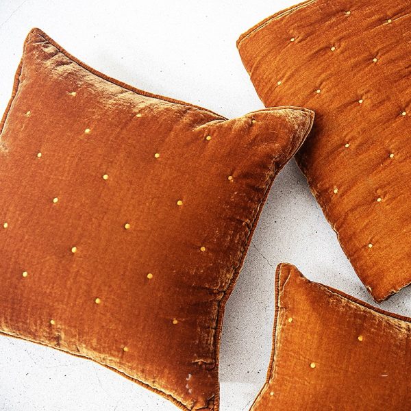 High Appearance Level Retro Brocade Throw Pillow Waist Pillow Back Pillow Cover - Image 6