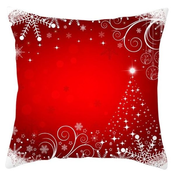 Modern New Polyester Pillowcase Lattice Deer Christmas Gift Without Pillow Core - Image 48