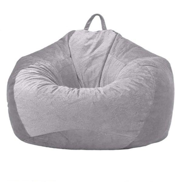 Lazy Sofa Bean Bag Cloth Cover Tatami Short Velvet No Filler Home Toy Storage - Image 10