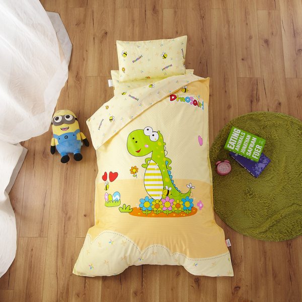 Pure Cotton Nap Children's Small Bedding Baby Bedding Kit With Core 3-piece Set - Image 5