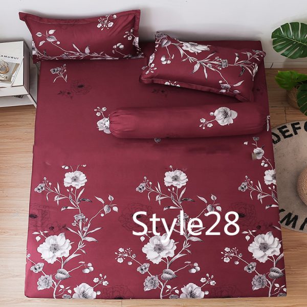 Single Bed Linens Mattress Pad Sets Bed Sheet Single Mattress Cover - Image 15