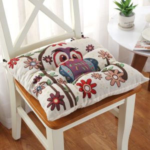 Thickened Non-slip Chair Cushion Tatami Children's Heightened Dining Chair Cushion Solid Wood Stool Car Seat Cushion