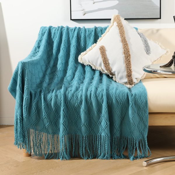 Nordic Office Nap Sofa Cover Knitting  Blanket - Image 4