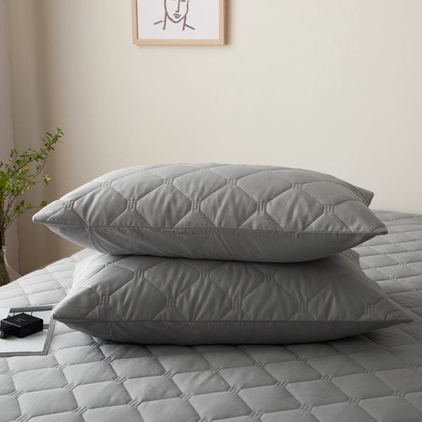 Pillow Protective Cover Pure Cotton Quilted Pillow Case Pillow Core - Image 5