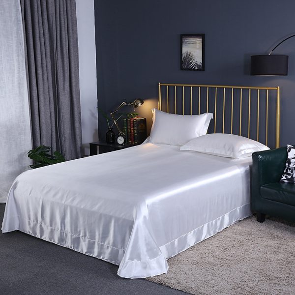 Household Double-sided Ice Silk Bed Sheet Bedding - Image 14