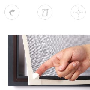 Self-adhesive Magnet Screen Window Net Self-installed Household Anti-mosquito Invisible Velcro Free Punching