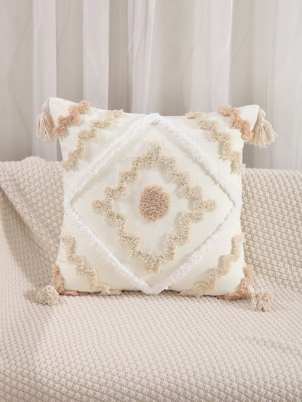 New Bohemian Geometric Tufted Pillowcase - Image 5