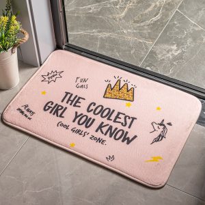 Cartoon Cute Carpet Bedroom Door Mat Bathroom Non-slip Mat Absorbent Mat