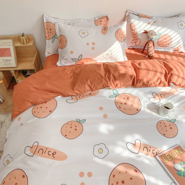 Four Piece Set Of Cute Cartoon Bed Sheets - Image 6