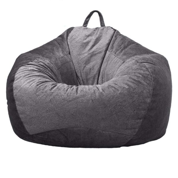 Lazy Sofa Bean Bag Cloth Cover Tatami Short Velvet No Filler Home Toy Storage - Image 6