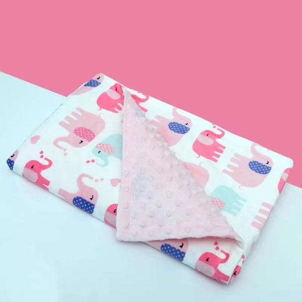 High Quality Baby Blanket Winter Flannel Fleece Flamingo Blanket Infant Swaddle Stroller Wrap For Newborn Baby Bedding Blankets - Image 7