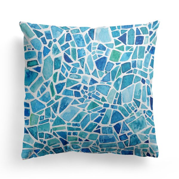 Living Room Bedroom Marble Texture Short Pillow Pillowcase - Image 19