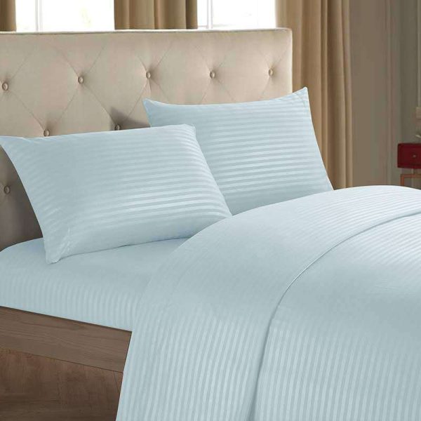 Luxury Bedding Set Bed Sheets Fitted Sets Mono Color - Image 13