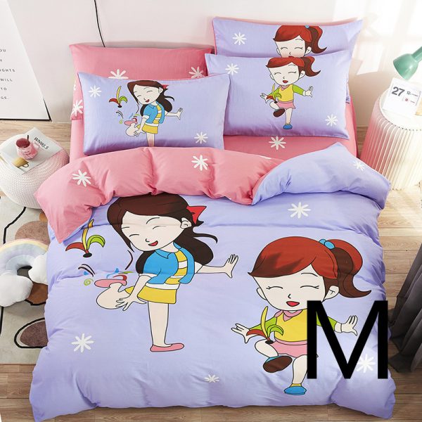 Home Textile Cute Cartoon Children Bed Sheet Bed Sheet Quilt Cover Bedding - Image 13