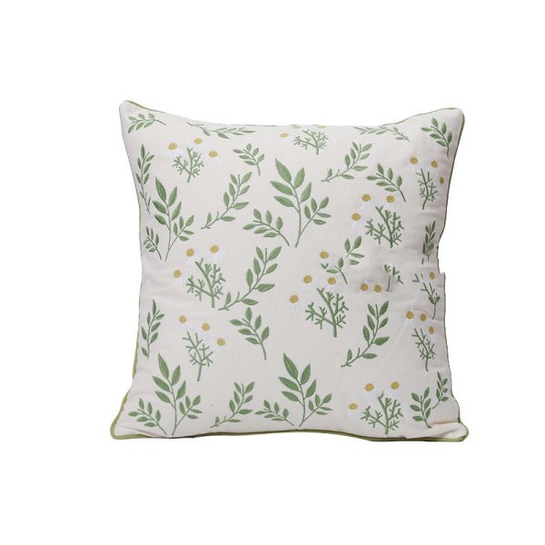 Home Embroidery Plants And Flowers Pillow - Image 16