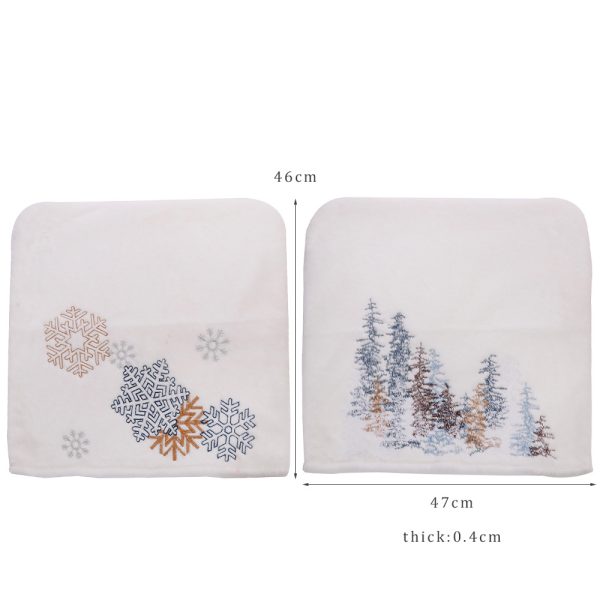 New Product Decorative Cartoon Plush Christmas Tree Chair Cover - Image 4