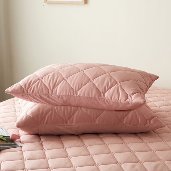 Pillow Protective Cover Pure Cotton Quilted Pillow Case Pillow Core - Image 3