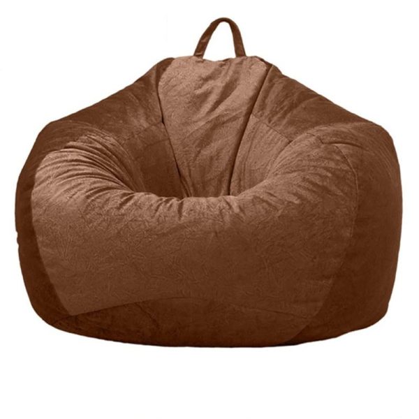 Lazy Sofa Bean Bag Cloth Cover Tatami Short Velvet No Filler Home Toy Storage - Image 8