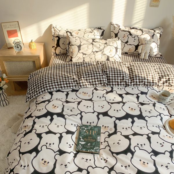 Four Piece Set Of Cute Cartoon Bed Sheets - Image 5