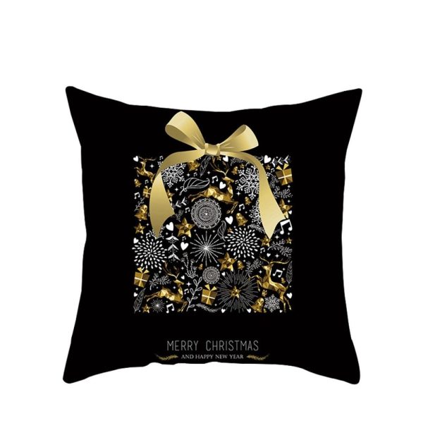 Modern New Polyester Pillowcase Lattice Deer Christmas Gift Without Pillow Core - Image 15