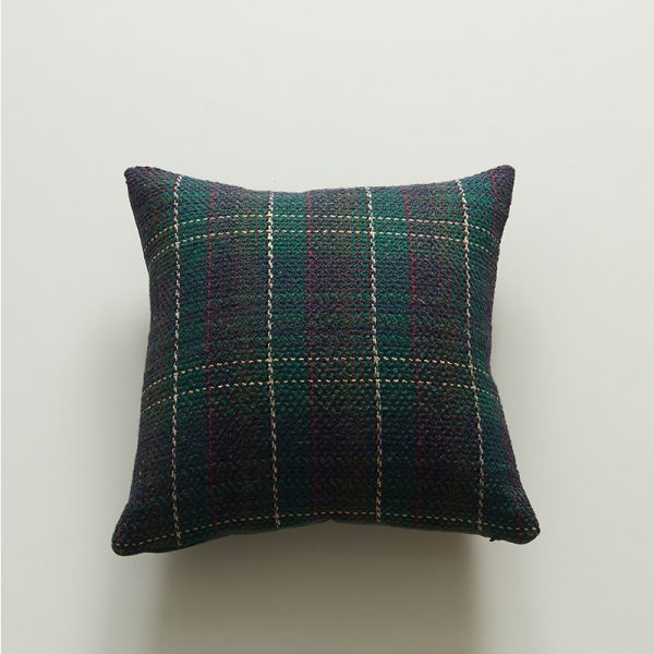 Home Fashion Christmas Wool Plaid Pillowcase - Image 2