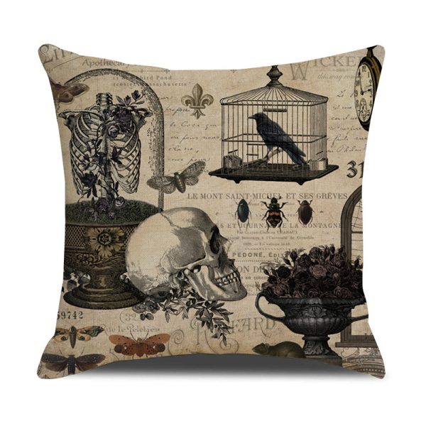 Home Halloween Skull Digital Printing Pillowcase - Image 5