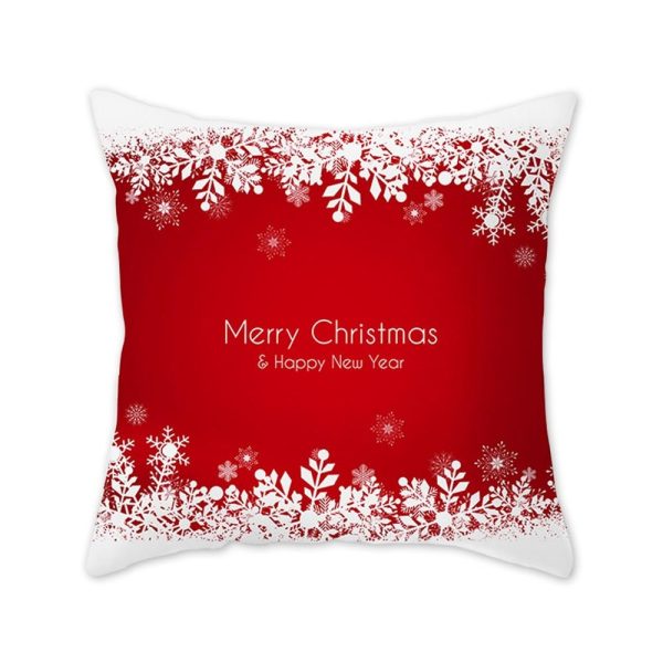 Modern New Polyester Pillowcase Lattice Deer Christmas Gift Without Pillow Core - Image 29