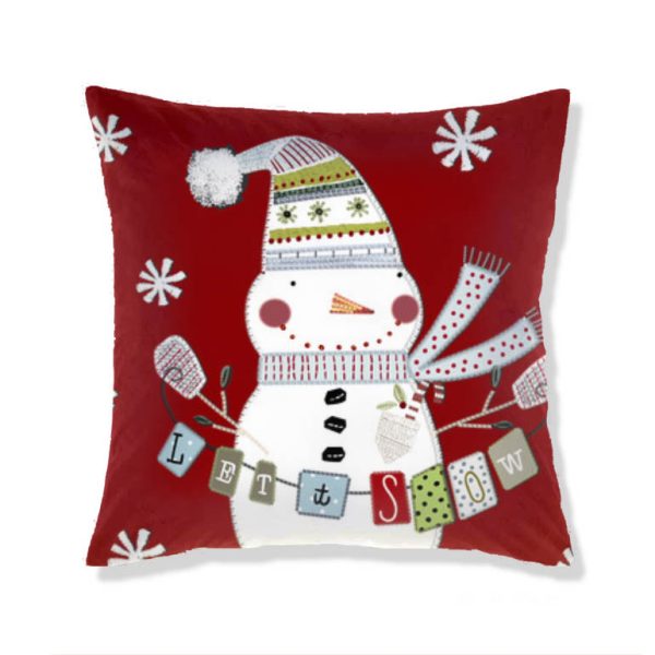 Home Christmas Print Pillow Cushion Cover - Image 21