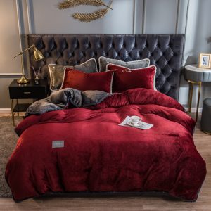 Single Piece Of Velvet Milk Velvet Solid Color Quilt Cover